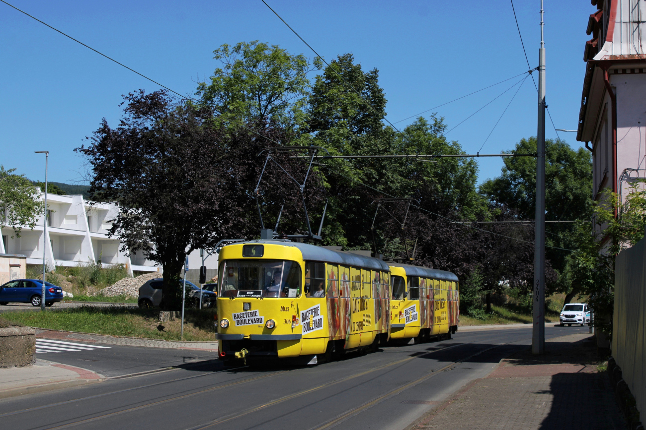 Мост ― Литвинов, Tatra T3M.3 № 306