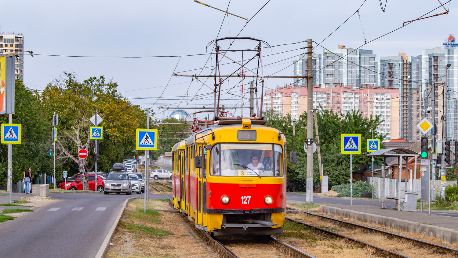 Краснодар, Tatra T3SU № 127