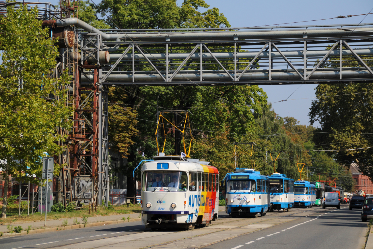 Острава, Tatra T3 № 8201; Острава — 7.9.2024 — Парад в честь 130-летия общественного транспорта в Остраве