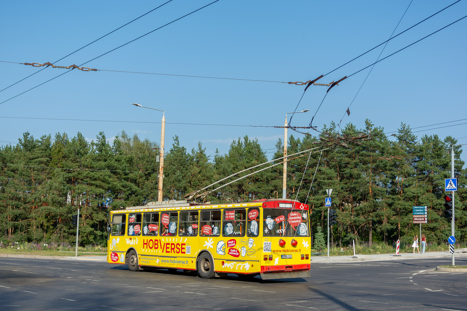 Вильнюс, Škoda 14Tr08/6 № 2127