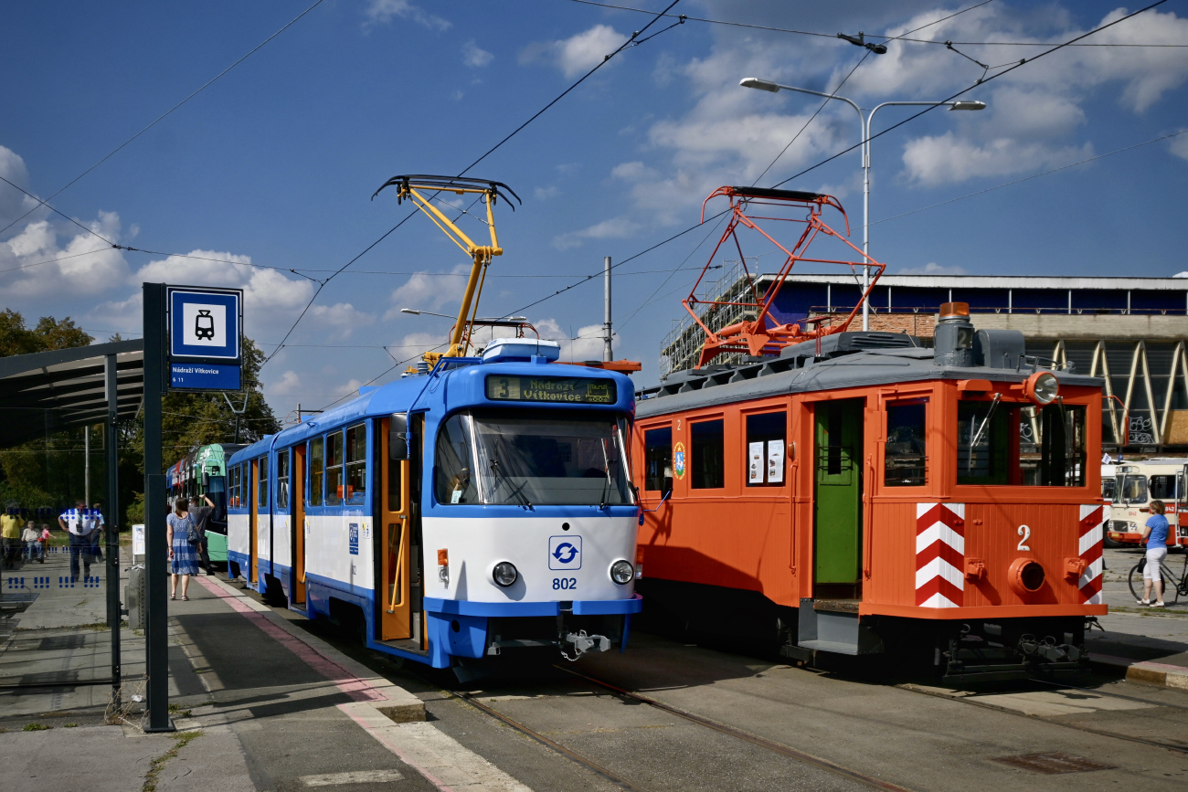 Острава, Tatra K2R.P № 802; Острава — 7.9.2024 — Парад в честь 130-летия общественного транспорта в Остраве
