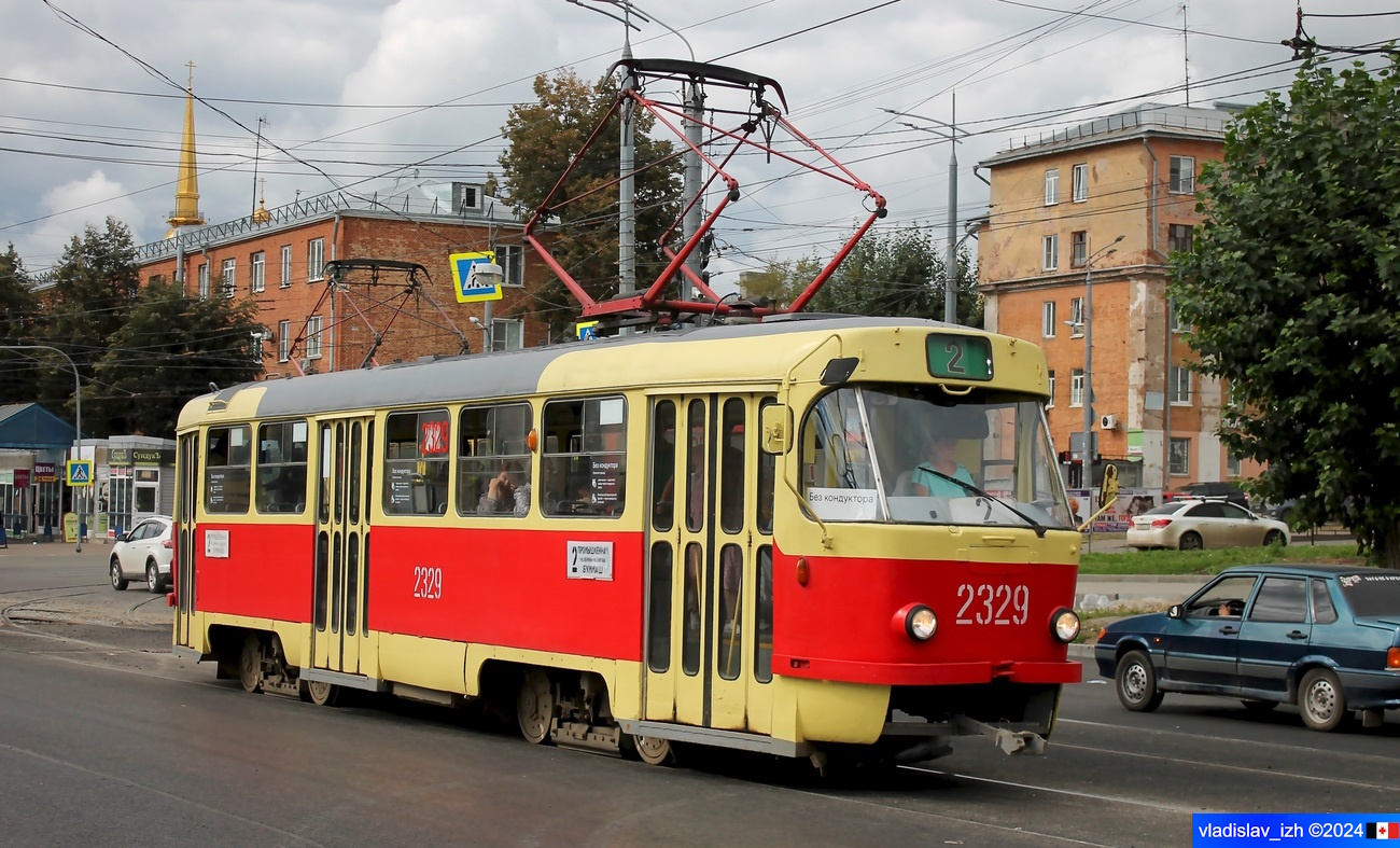Ижевск, Tatra T3SU № 2329