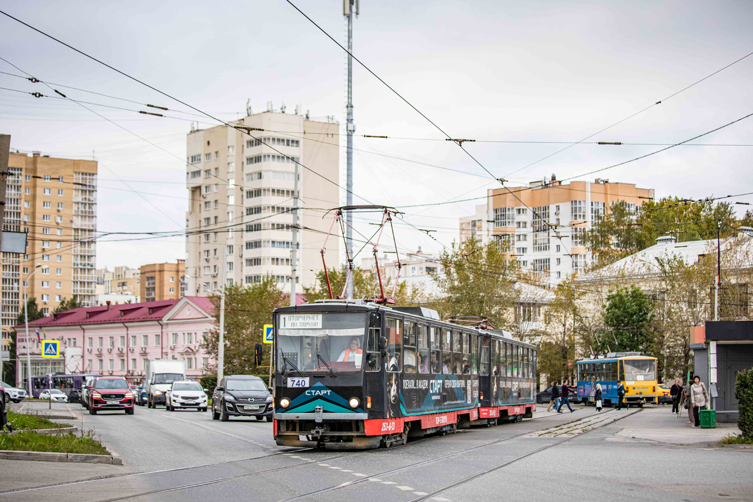 Екатеринбург, Tatra T6B5SU № 740