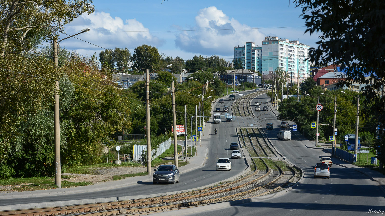 Novosibirsk — Tram road