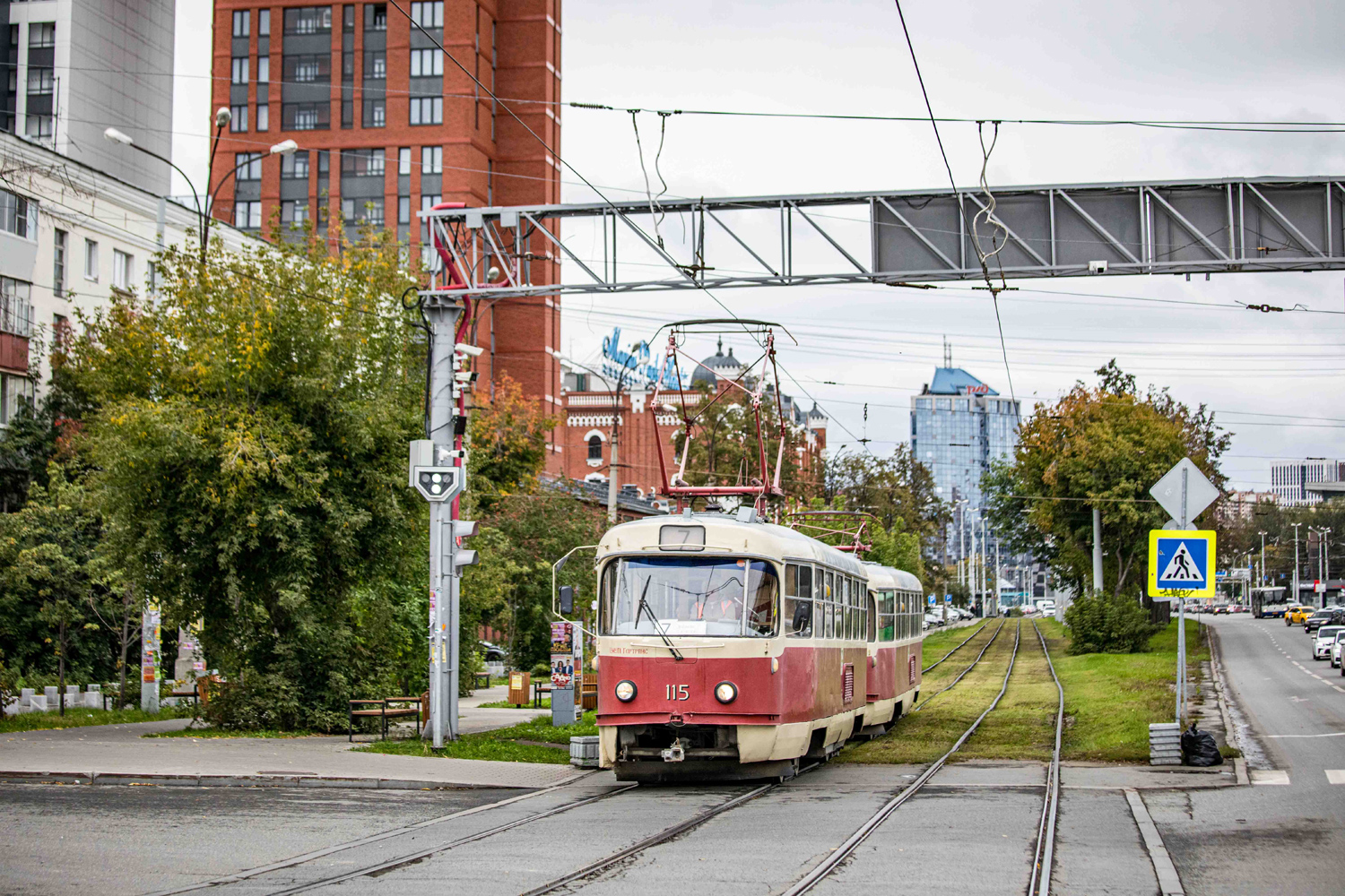 Екатеринбург, Tatra T3SU (двухдверная) № 115