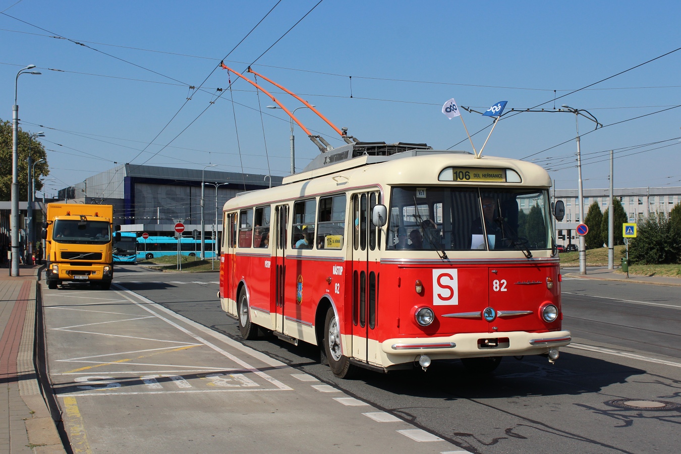 Острава, Škoda 9TrH23 № 82; Острава — 7.9.2024 — Парад в честь 130-летия общественного транспорта в Остраве