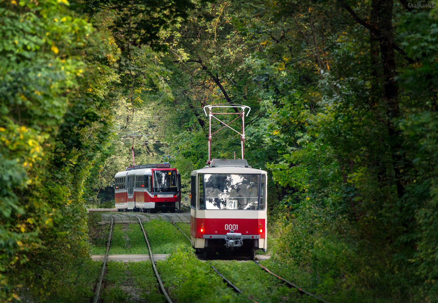 Москва, Tatra T6B5SU № 0001; Москва — Парад и выставка трамваев в честь Дня города 7 сентября 2024