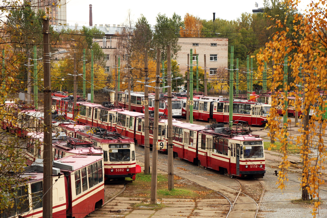 სანქტ-პეტერბურგი — Miscellaneous photos; სანქტ-პეტერბურგი — Tramway depot # 5