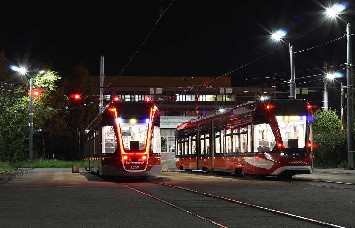 Санкт-Петербург, 71-931М «Витязь-М» № 8927; Санкт-Петербург, 71-931АМ «Витязь-Ленинград» № 8930; Санкт-Петербург — Конечные станции и разворотные кольца