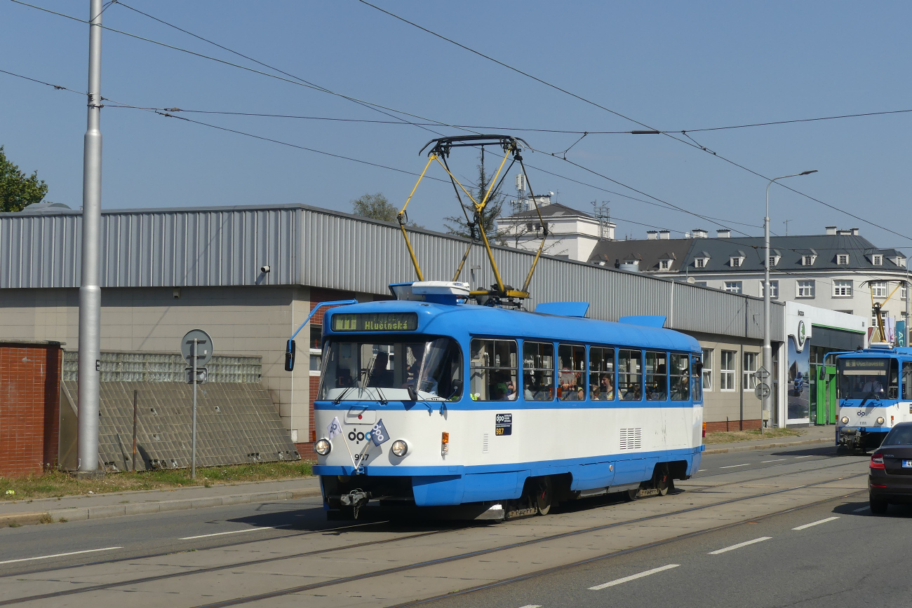 Острава, Tatra T3SUCS № 987; Острава — 7.9.2024 — Парад в честь 130-летия общественного транспорта в Остраве