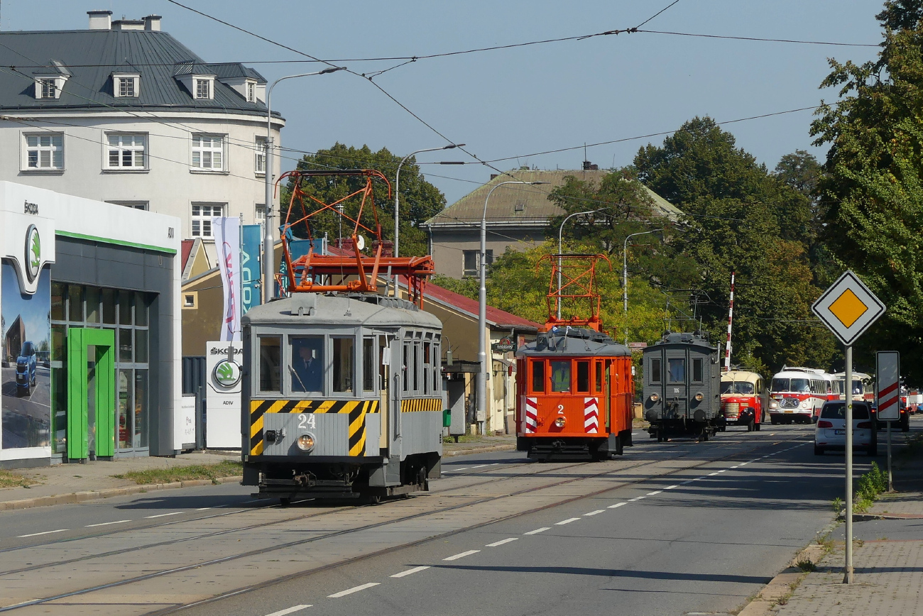 奧斯特拉瓦, Kopřívnice 2-axle motor car # 24; 奧斯特拉瓦 — 7.9.2024 — Parade to 130th anniversary of Ostrava public transport