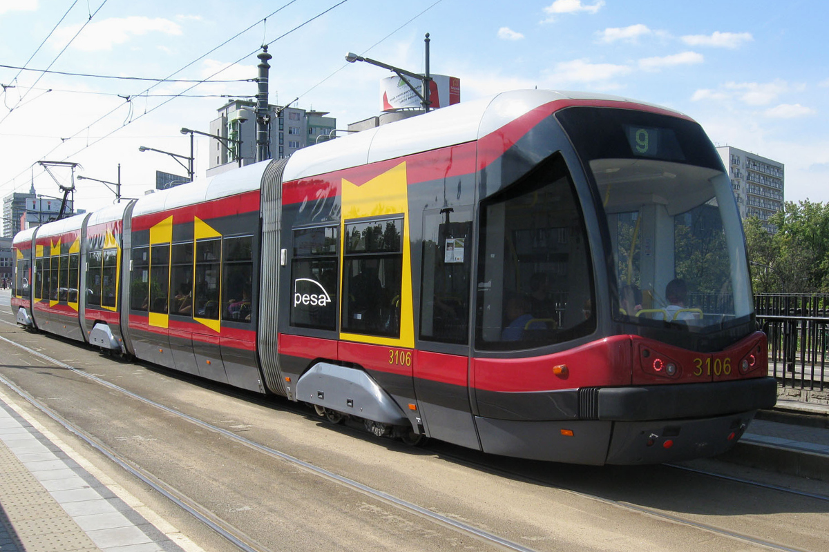 Varsova, PESA Tramicus 120N # 3106