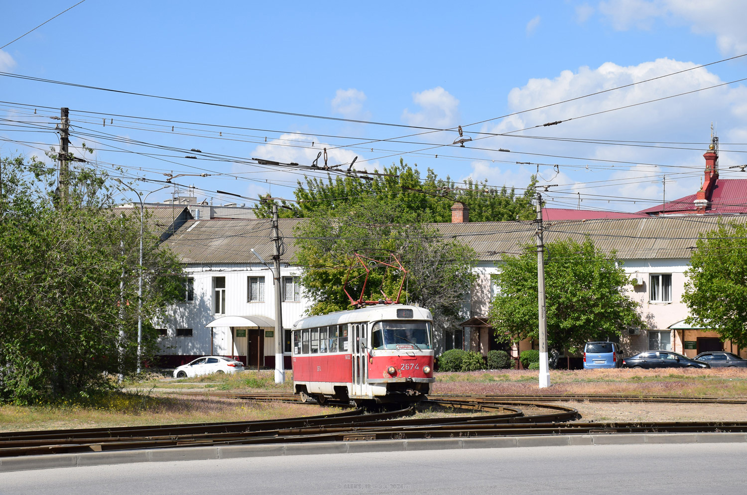 Волгоград, Tatra T3SU (двухдверная) № 2674