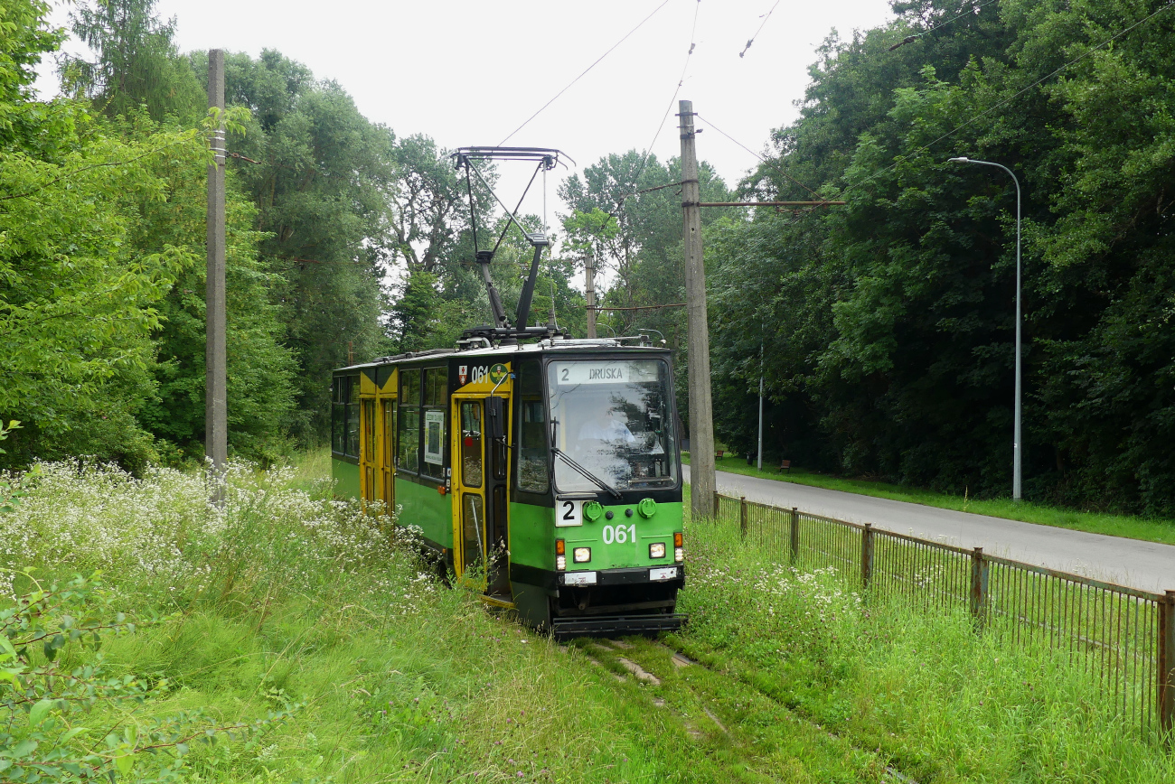Эльблонг, Konstal 805Na № 061; Эльблонг — Трамвайные линии и инфраструктура