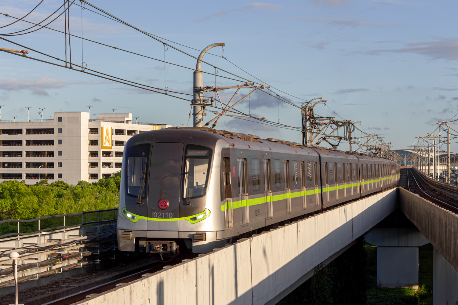 Шанхай, (нет в списке) № 027451; Шанхай — Метрополитен — Линия 2