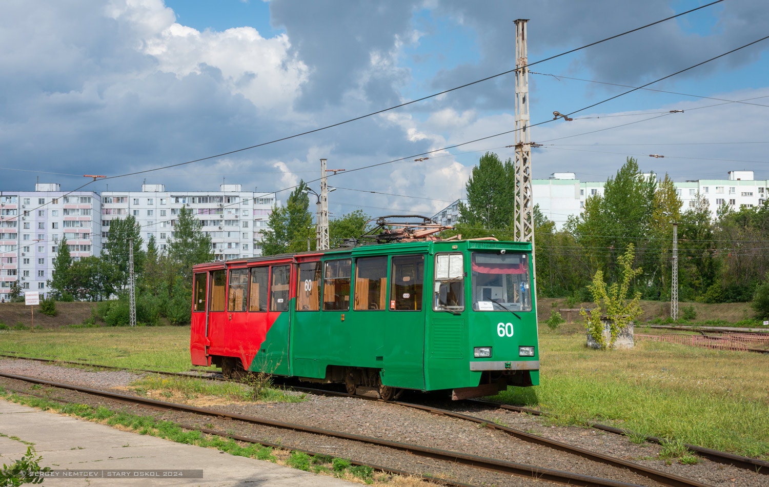 Старый Оскол, 71-605 (КТМ-5М3) № 60; Старый Оскол — Нестандартные схемы окраски