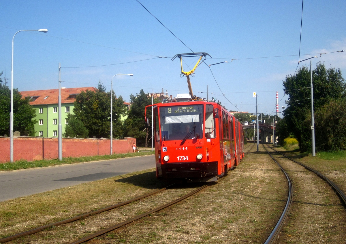 Brno, Tatra KT8D5N № 1734