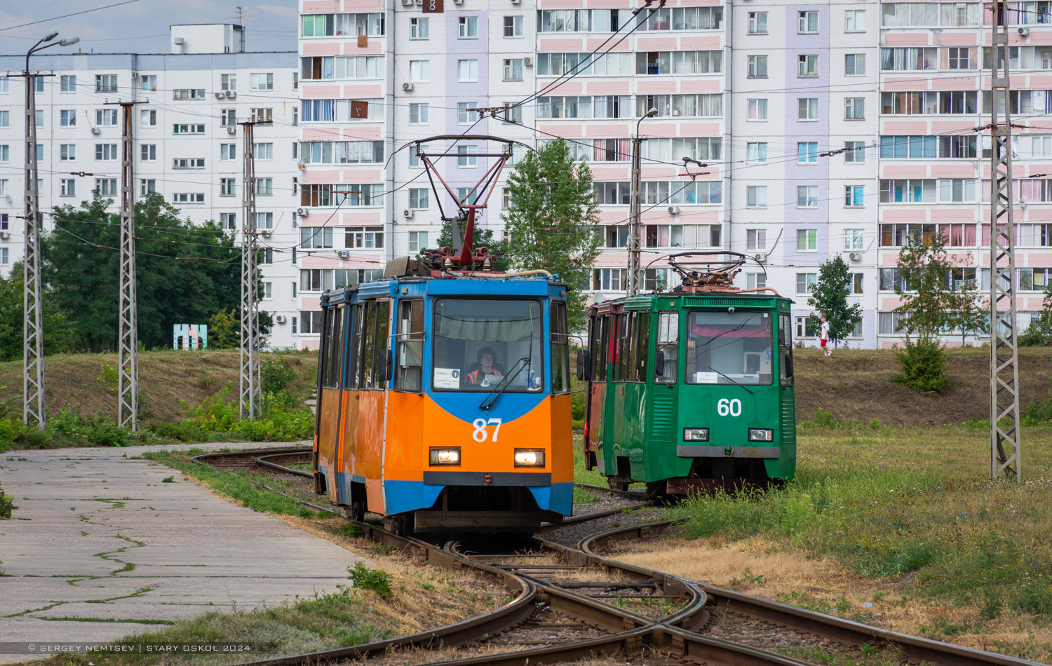 Старый Оскол, 71-605 (КТМ-5М3) № 87; Старый Оскол — Трамвайная сеть и инфраструктура