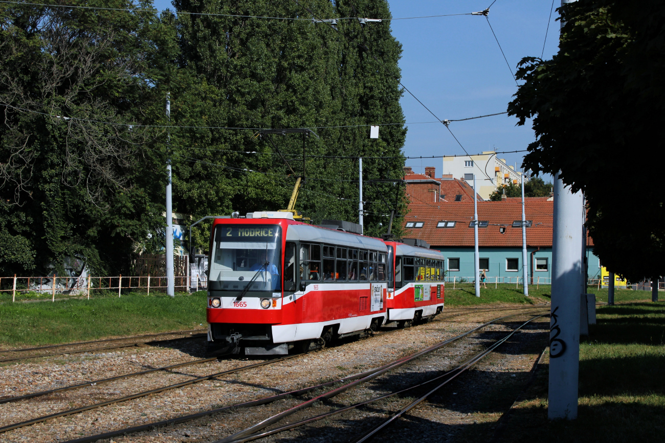 Брно, Tatra T3R (1995) № 1665