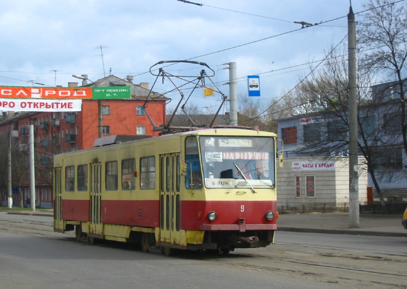 Тверь, Tatra T6B5SU № 9; Тверь — Тверской трамвай в начале 2000-х гг. (2002 — 2006 гг.)