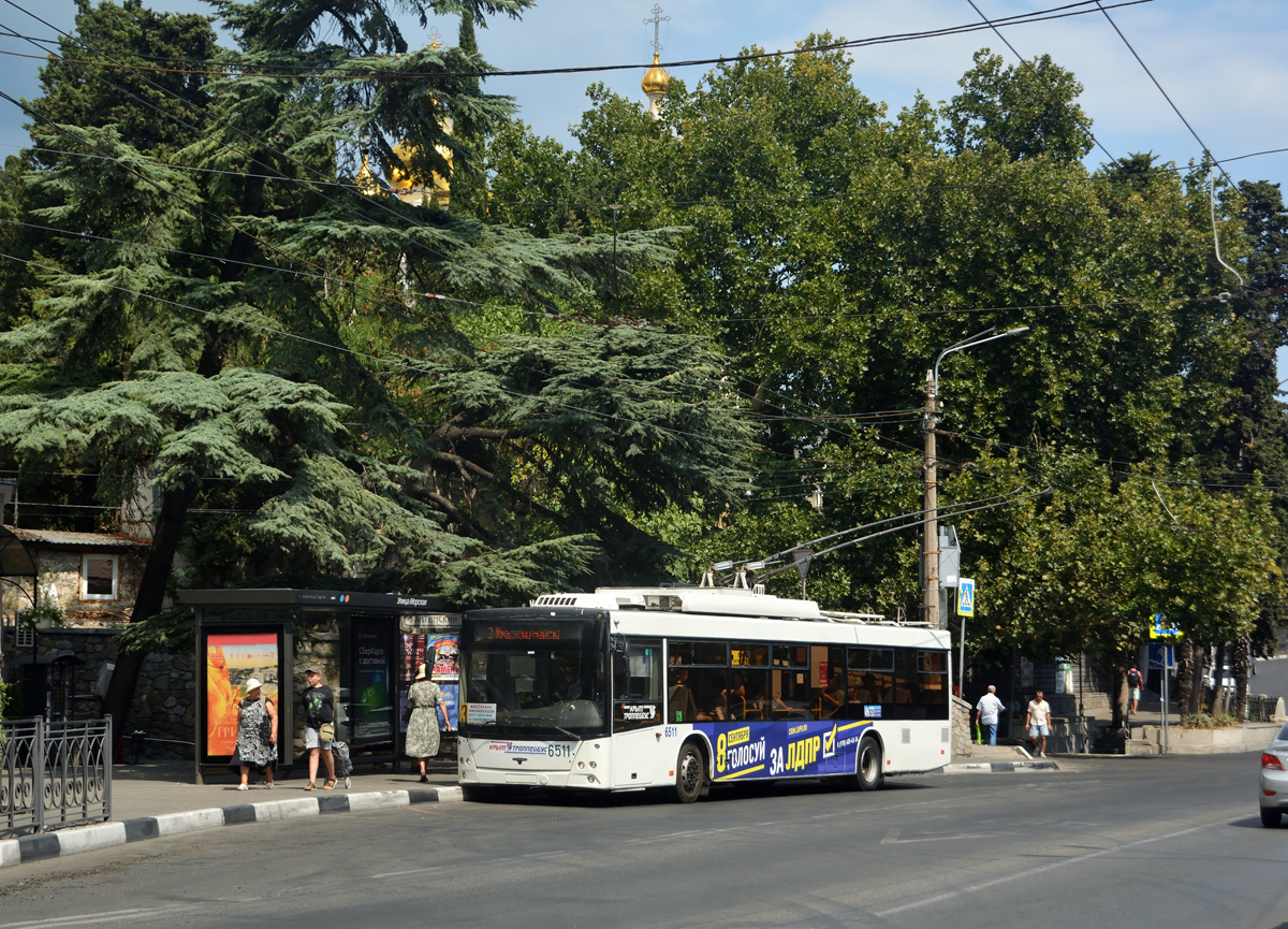 Крымский троллейбус, СВАРЗ-МАЗ-6275 № 6511
