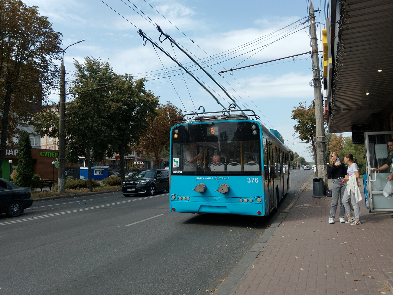 Винница, Solaris Trollino III 12 Škoda № 376