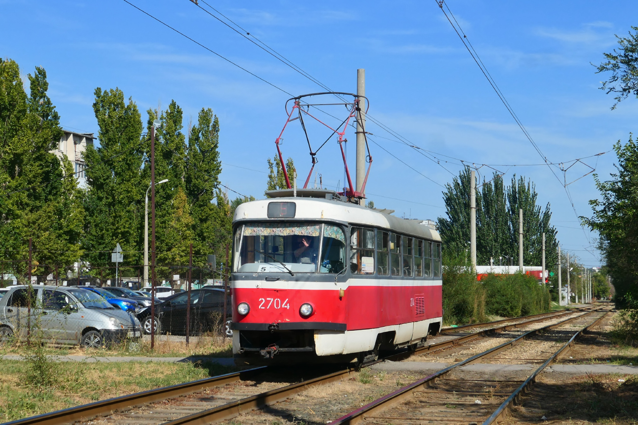 Volgograd, Tatra T3SU # 2704