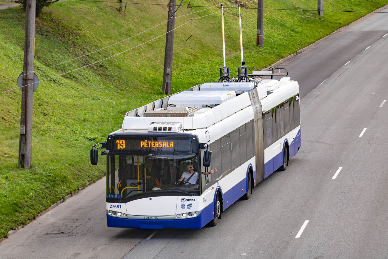 Рига, Škoda 27Tr Solaris III № 27681
