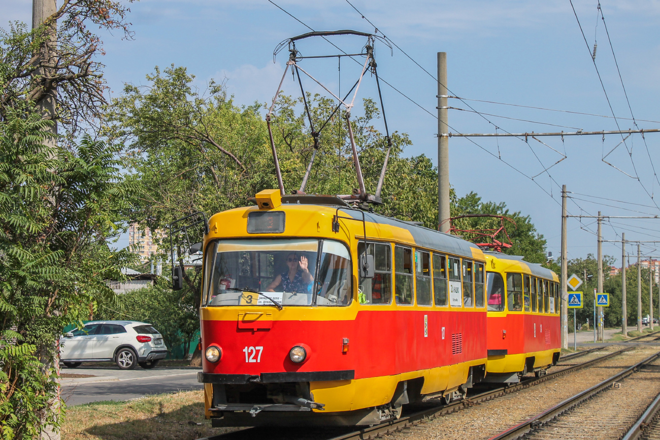 Краснодар, Tatra T3SU № 127