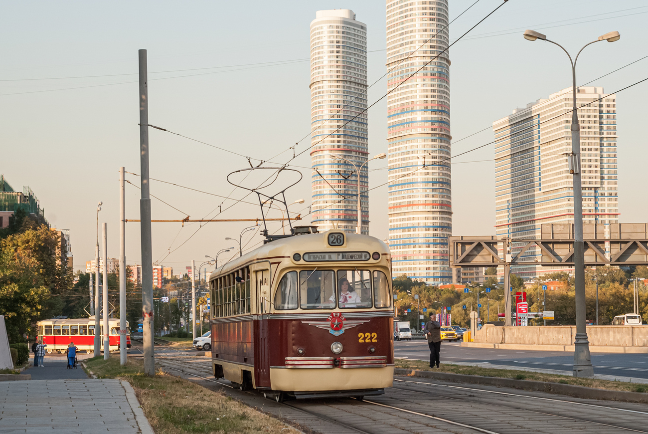 Moscow, RVZ-6 # 222; Moscow — Tram parade and exhibition at the City Day on September 7, 2024