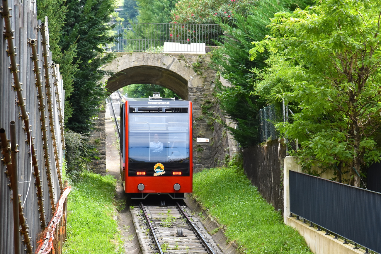 Лугано, Doppelmayr/CWA № 1; Лугано — Фуникулёр "Monte San Salvatore"