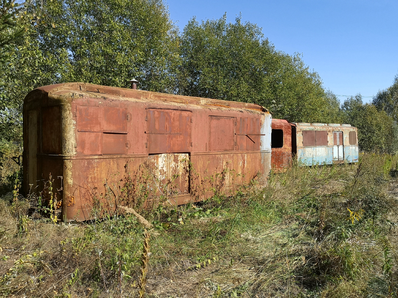 Moscova, B trailer car Nr. 1081; Moscova, D Nr. 2368; Moscova, D Nr. 2403
