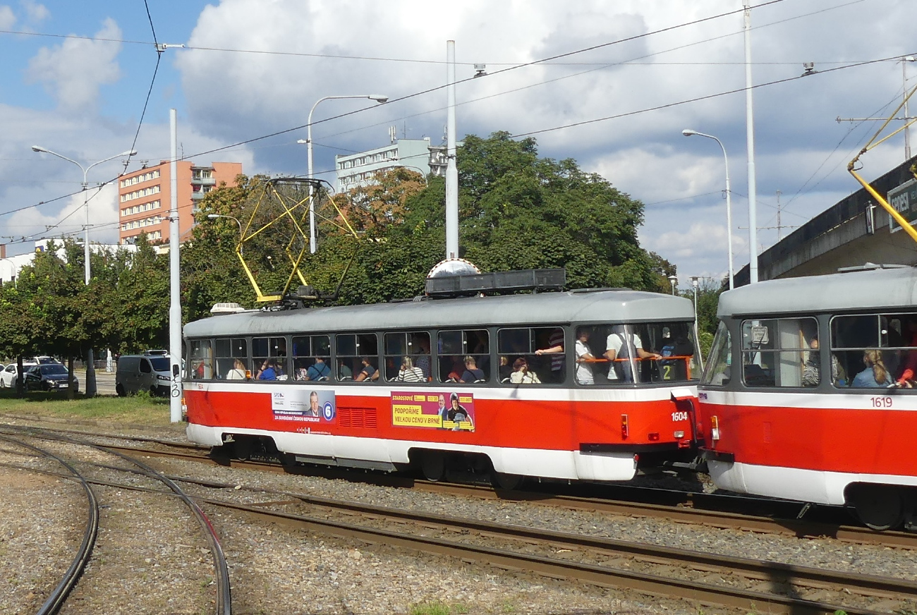 Брно, Tatra T3G № 1604