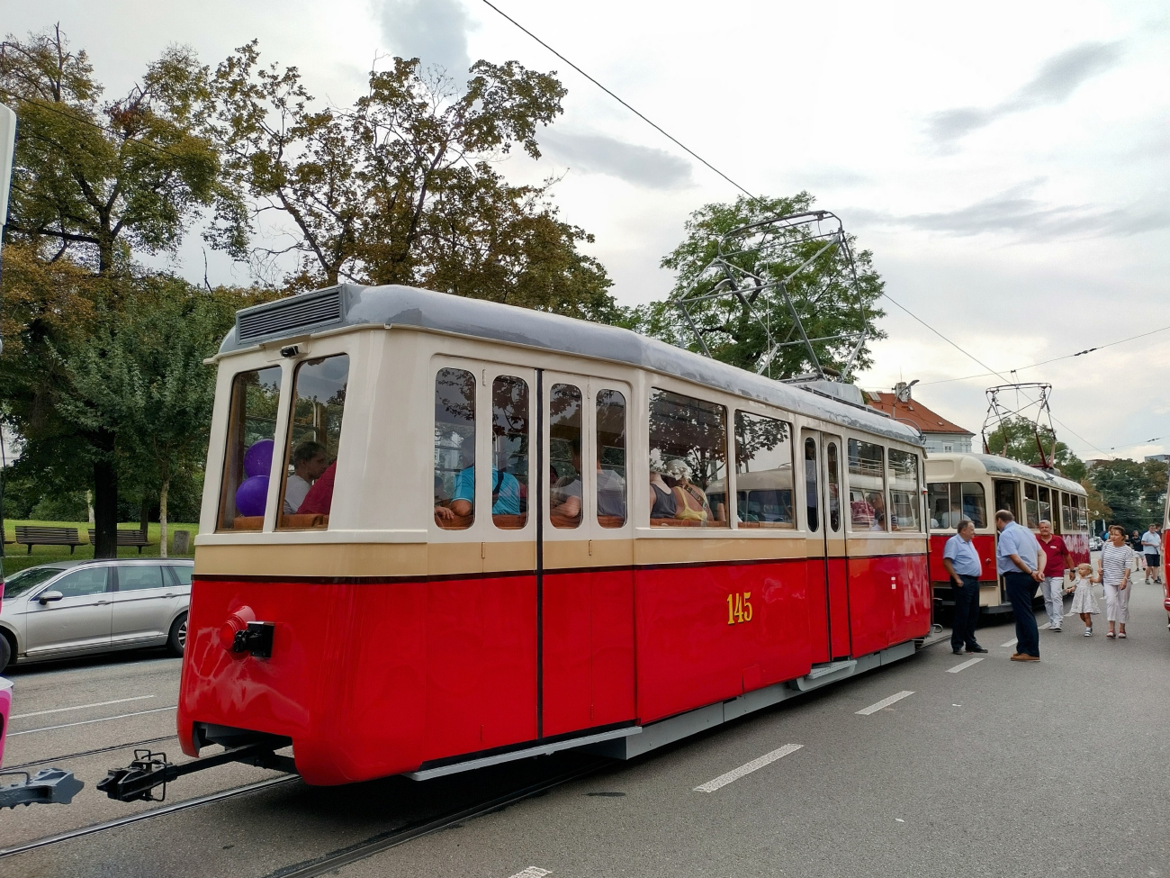 Брно, SBEPD 4MT4 № 145; Брно — Oslavy 155 let MHD v Brně