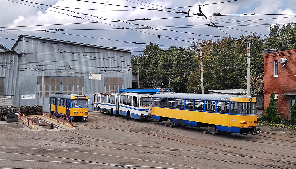 Днепр, Tatra T4D-M1 № 3094; Днепр — Территория трамвайных депо Днепр, Tatra T4D-M1 № 3094; Днепр — Территория трамвайных депо