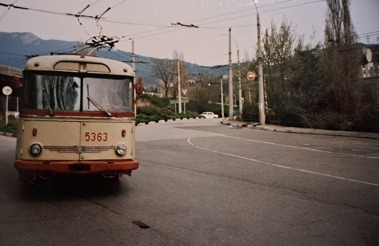Крымский троллейбус, Škoda 9Tr16 № 5363; Крымский троллейбус — Исторические фотографии (1959 — 2000)
