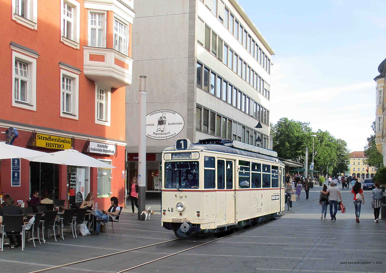 Регенсбург, Rathgeber ST6 № 48; Фотомонтаж Регенсбург, Rathgeber ST6 № 48; Фотомонтаж