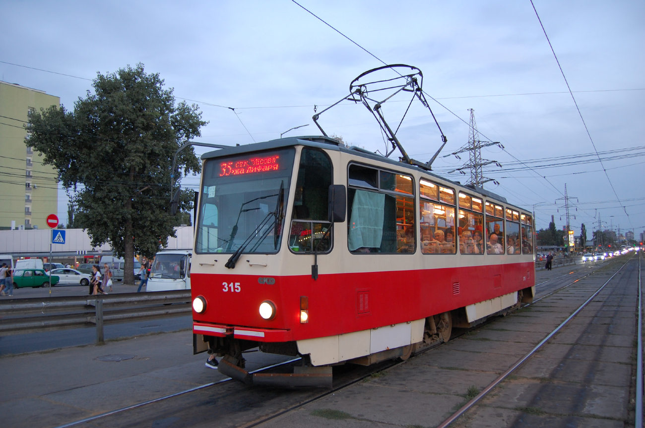 Kyiv, Tatra T6A5 # 315