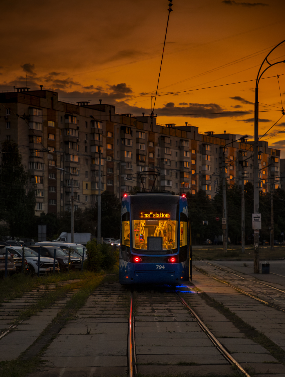 Киев, PESA 71-414К (Fokstrot) № 794; Киев — Трамвайные линии: Скоростной трамвай