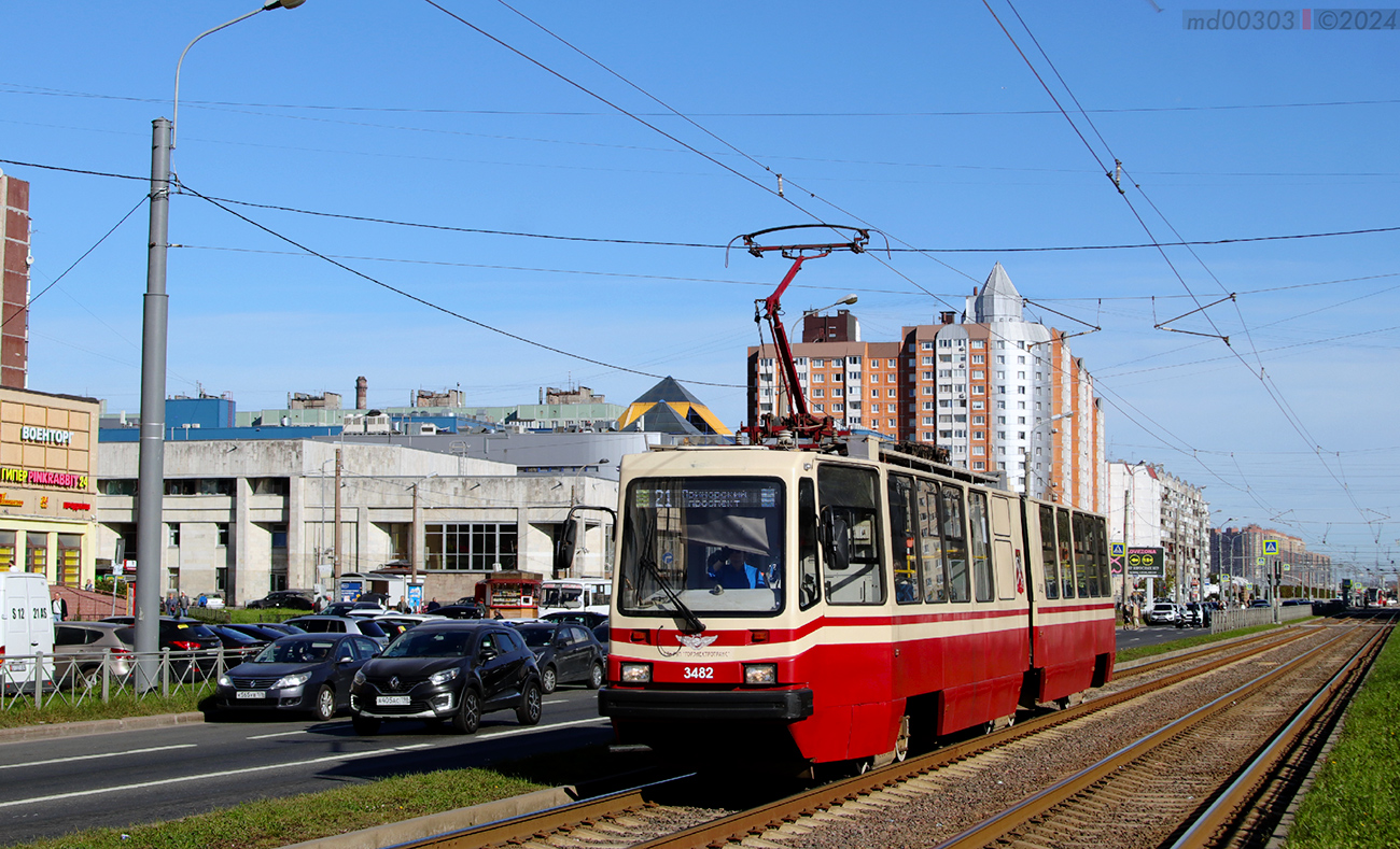 Санкт-Петербург, ЛВС-86К № 3482 Санкт-Петербург, ЛВС-86К № 3482