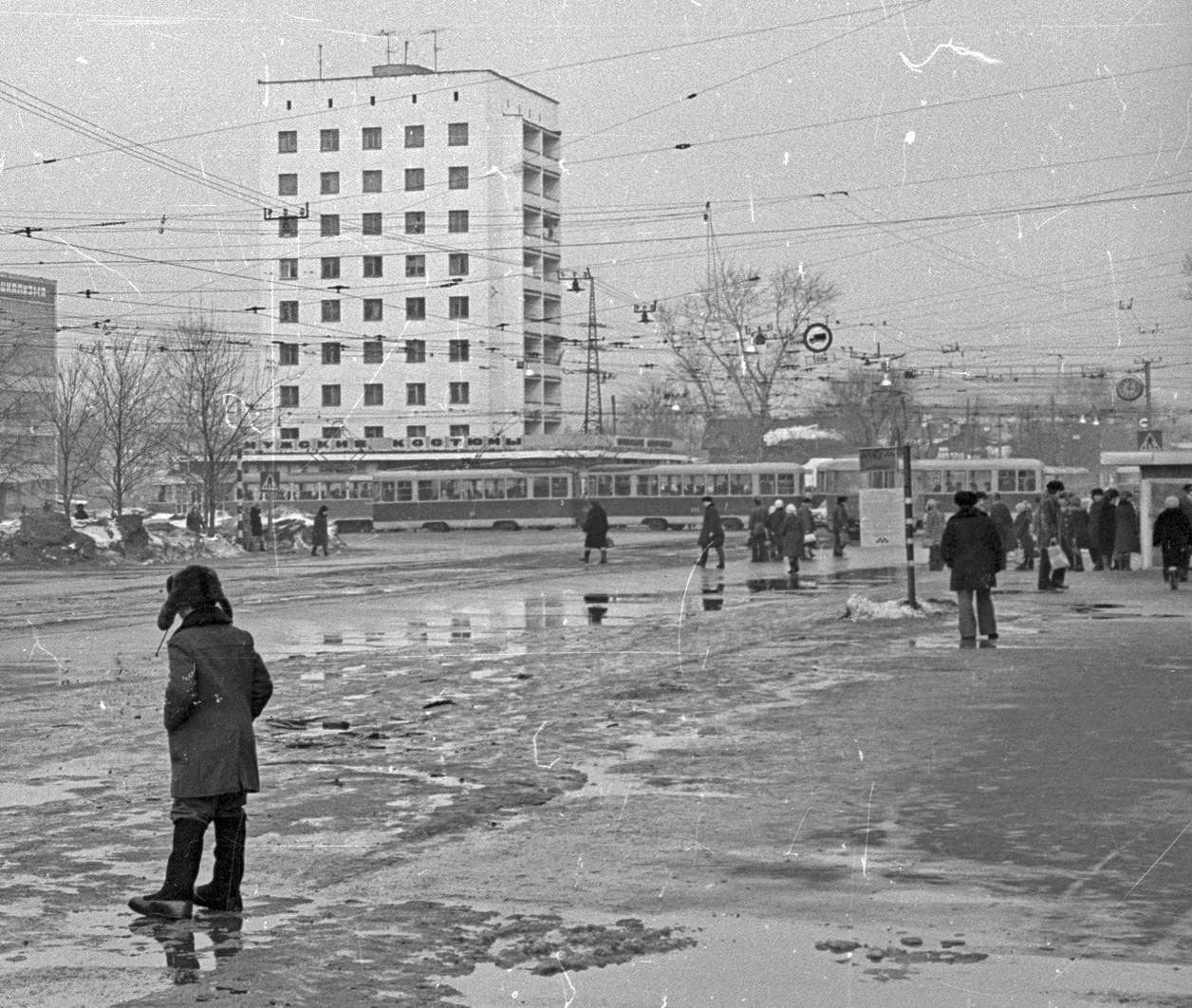 Тверь, КТМ-2 № 11; Тверь, КТП-2 № 111; Тверь, КТП-2 № 187; Тверь — Старые фотографии (1917—1991); Тверь — Трамвайные линии: Центральный район