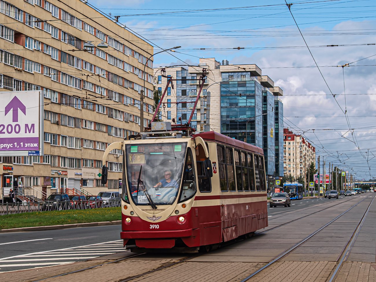 Санкт-Петербург, 71-134А (ЛМ-99АВН) № 3910
