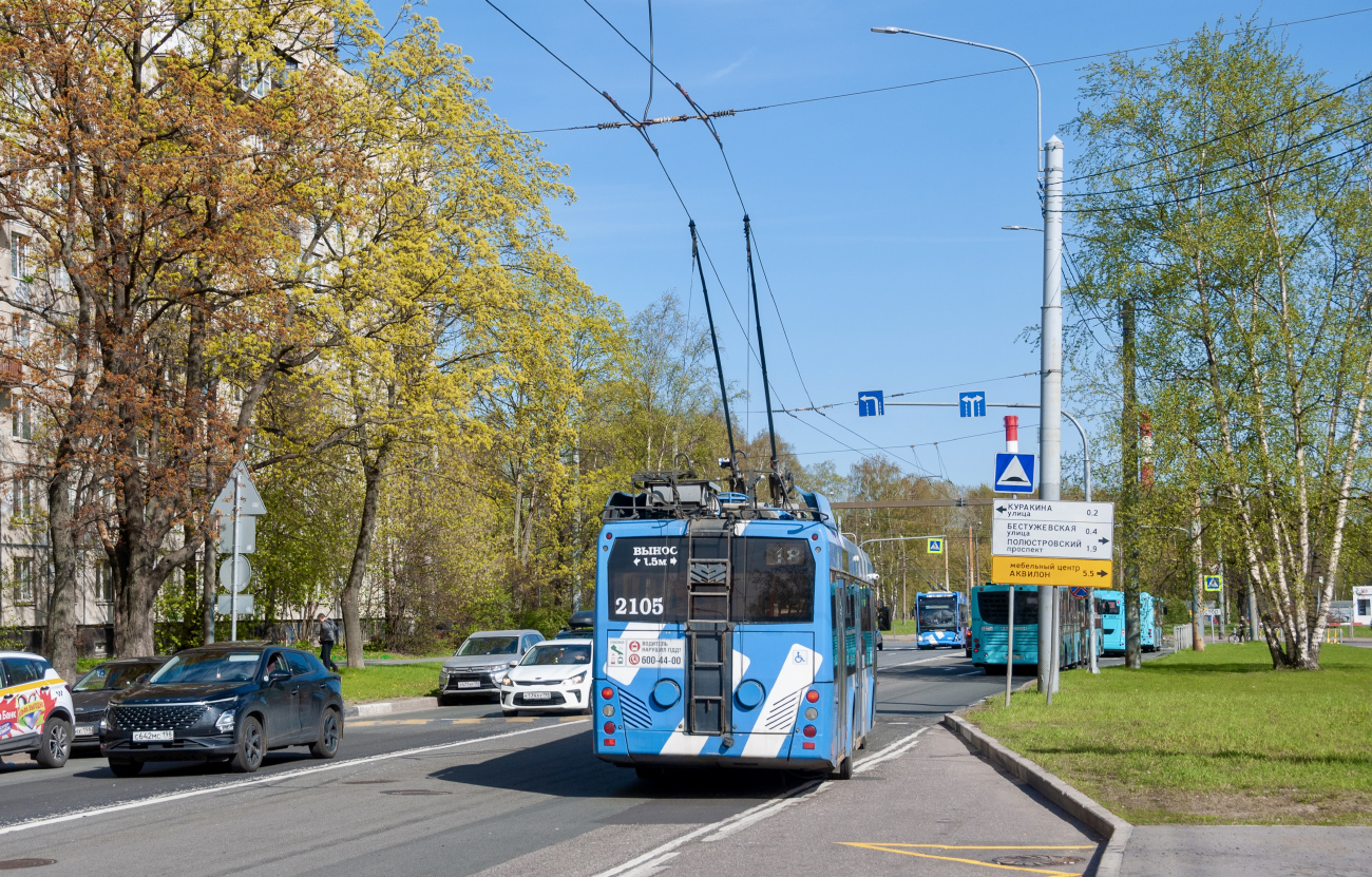 Санкт-Пецярбург, БКМ 32100D № 2105