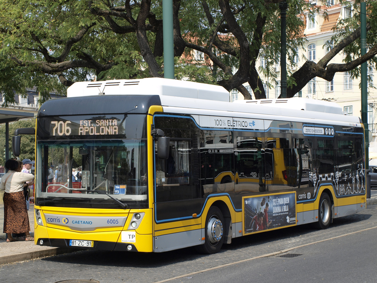 Лиссабонская агломерация, Caetano e.City Gold № 6005