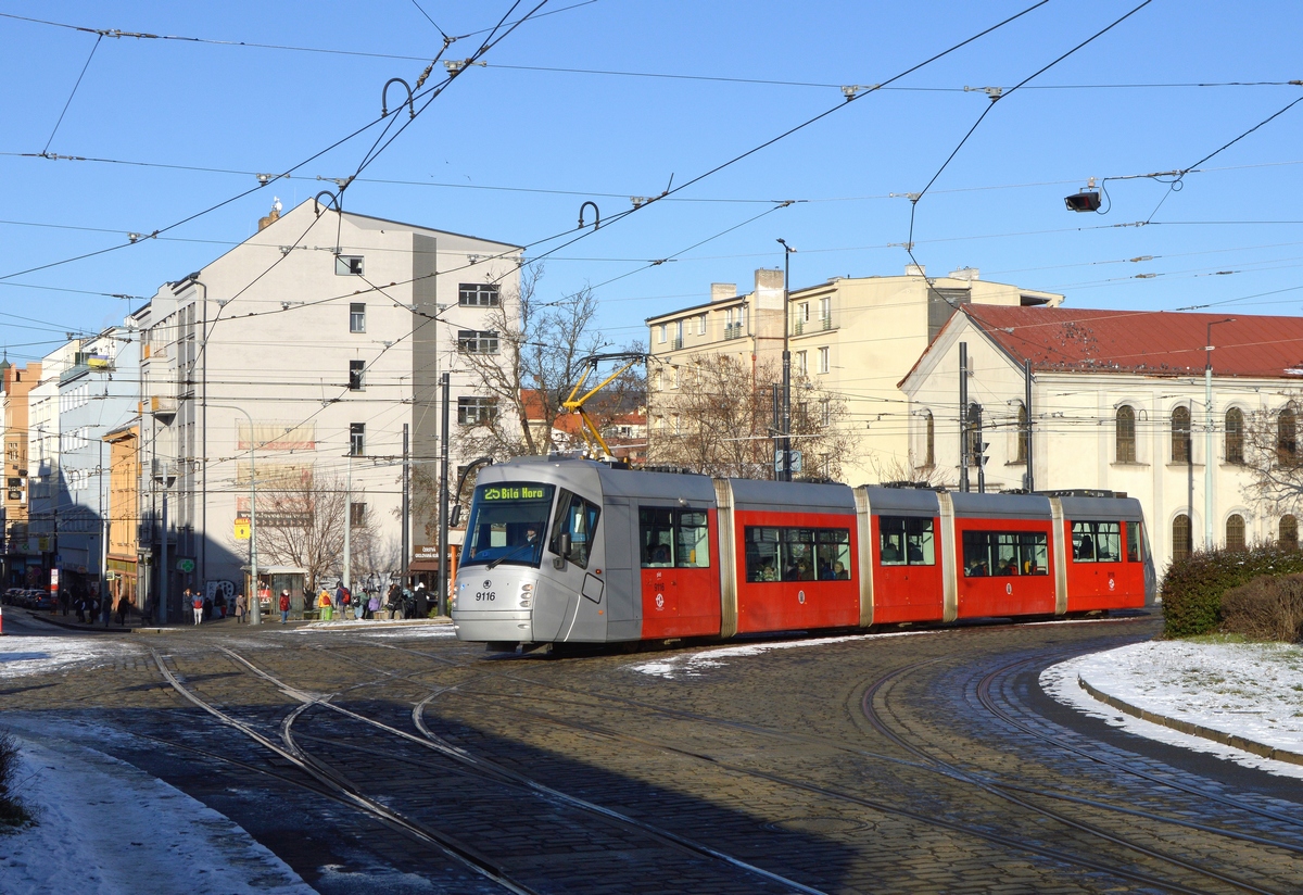 Прага, Škoda 14T Elektra № 9116
