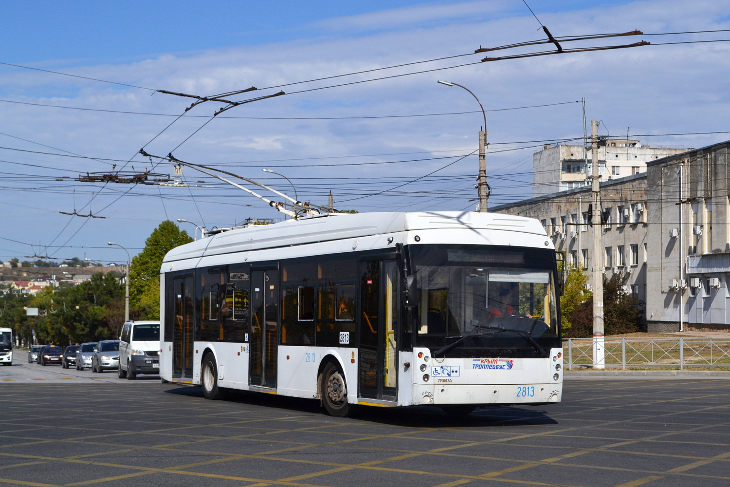 Krím-trolibusz, Trolza-5265.03 “Megapolis” — 2813 Krím-trolibusz, Trolza-5265.03 “Megapolis” — 2813