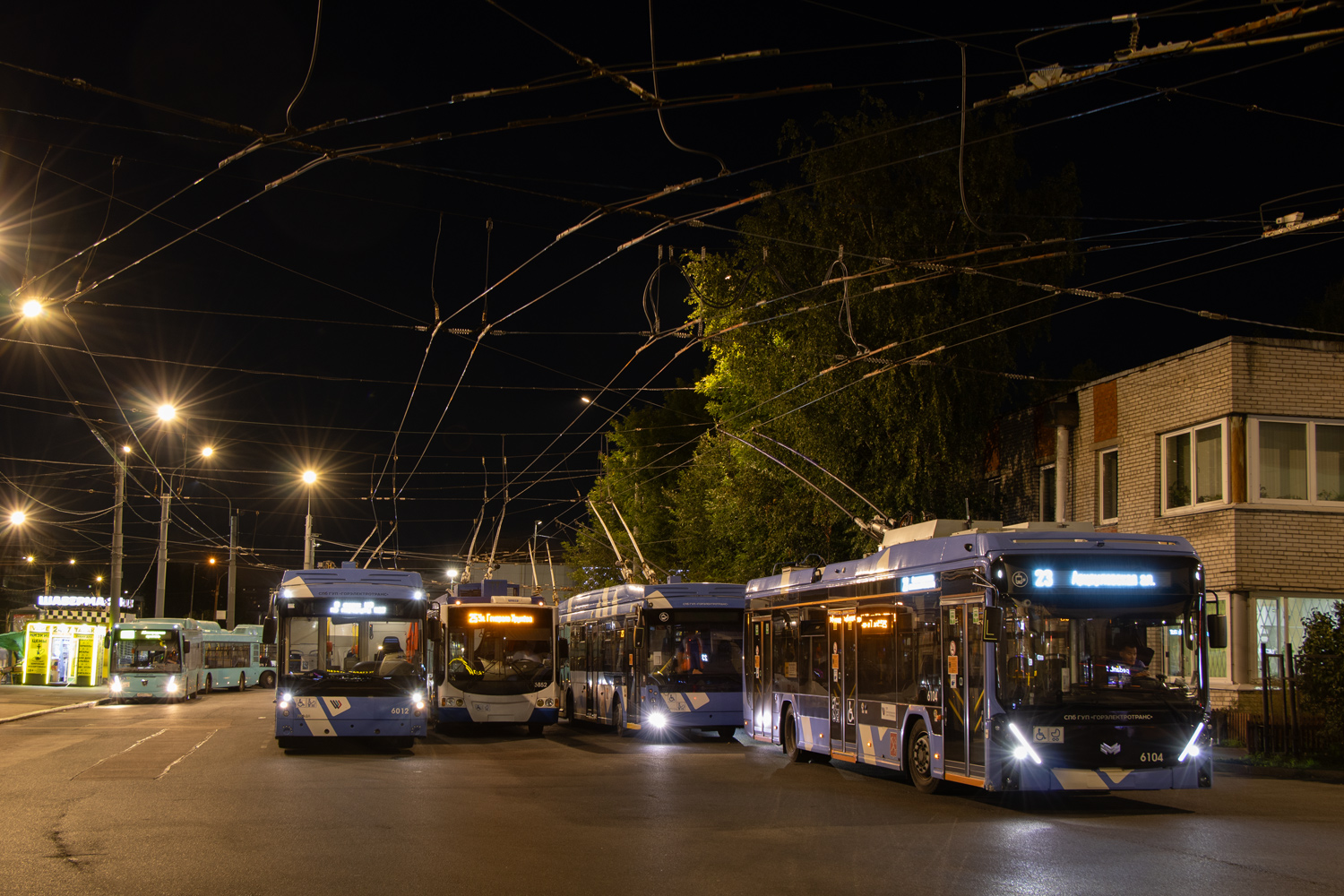Санкт-Петербург, Тролза-5265.08 «Мегаполис» № 6012; Санкт-Петербург, БКМ 32100D «Ольгерд» № 6104