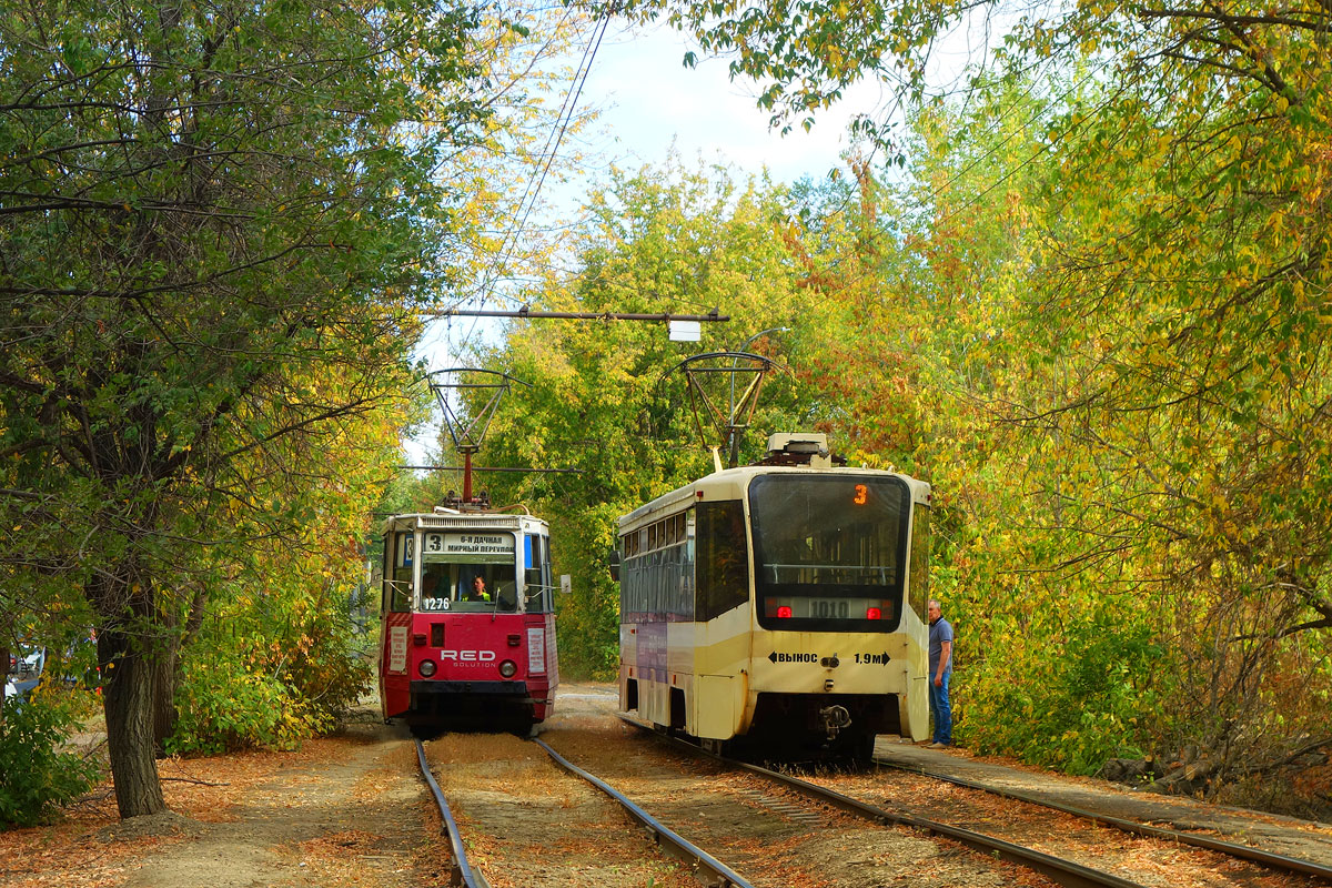 Саратов, 71-605 (КТМ-5М3) № 1276; Саратов, 71-619КТ № 1010