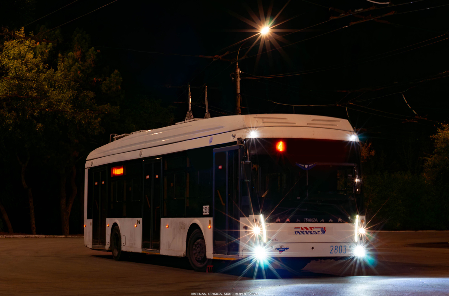 Крымский троллейбус, Тролза-5265.03 «Мегаполис» № 2803 Крымский троллейбус, Тролза-5265.03 «Мегаполис» № 2803