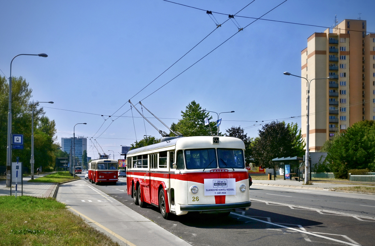 Острава, Tatra T400 № 26; Острава — 7.9.2024 — Парад в честь 130-летия общественного транспорта в Остраве